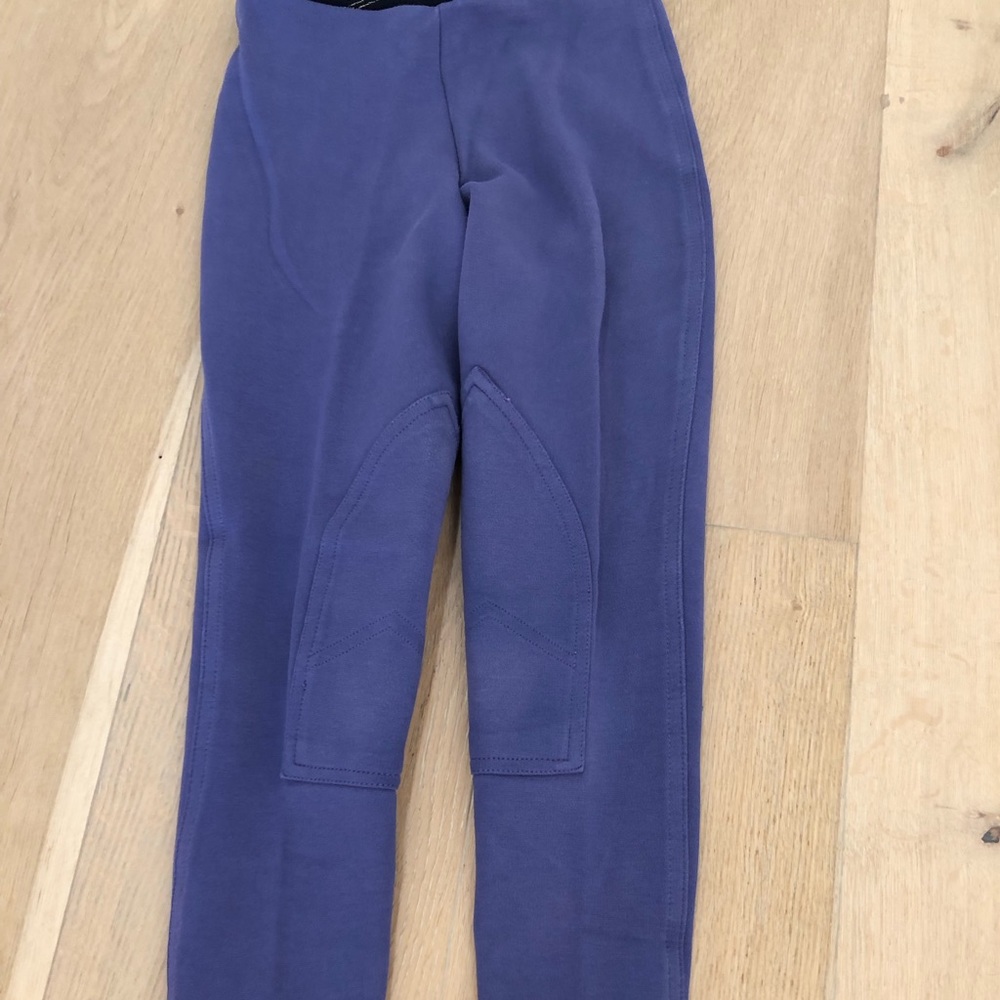 Purple kids riding pants
